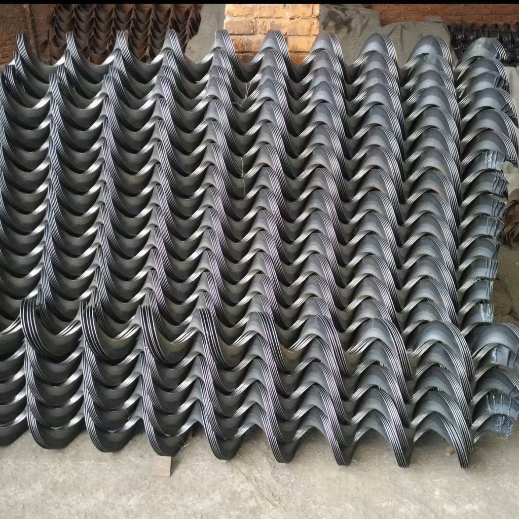 Custom Auger & Flighting Manufacturer - Steel Flights